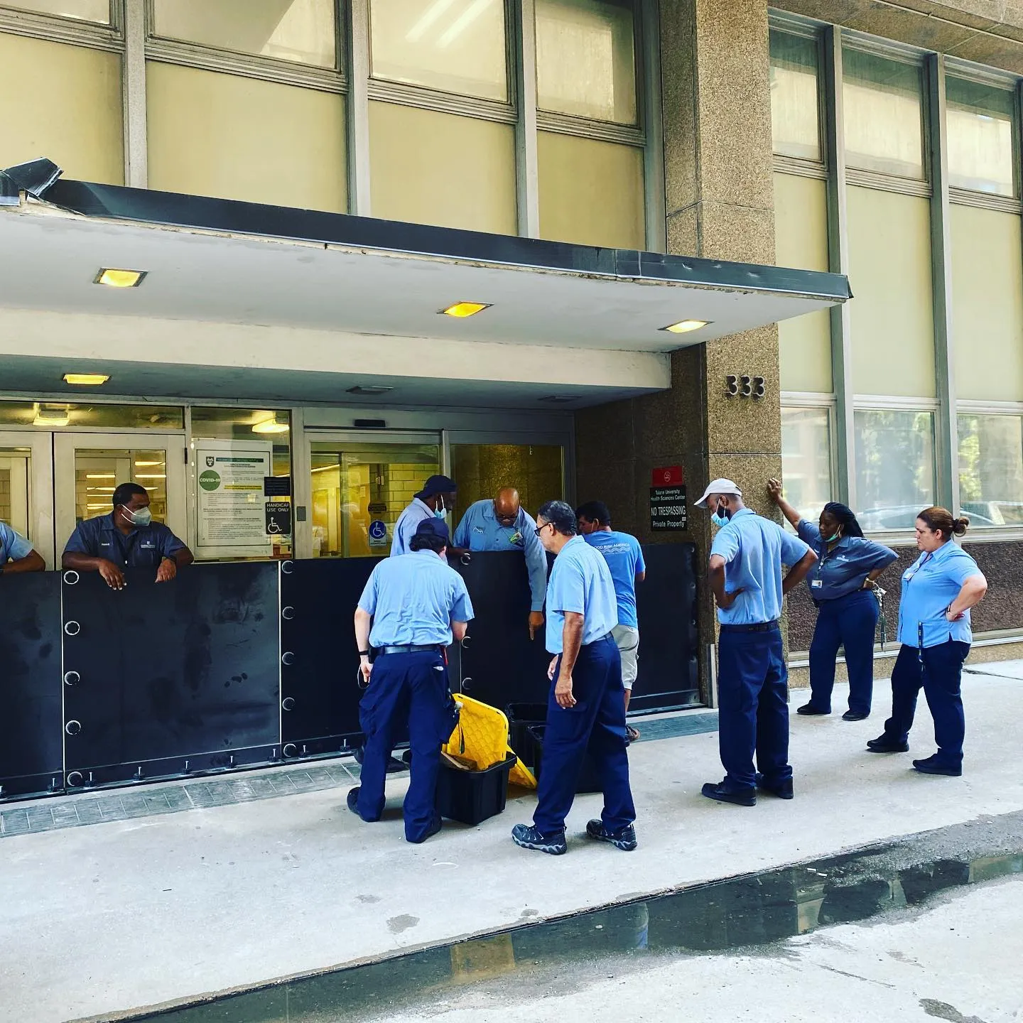 FRA flood deployment team responding to an emergency flood event