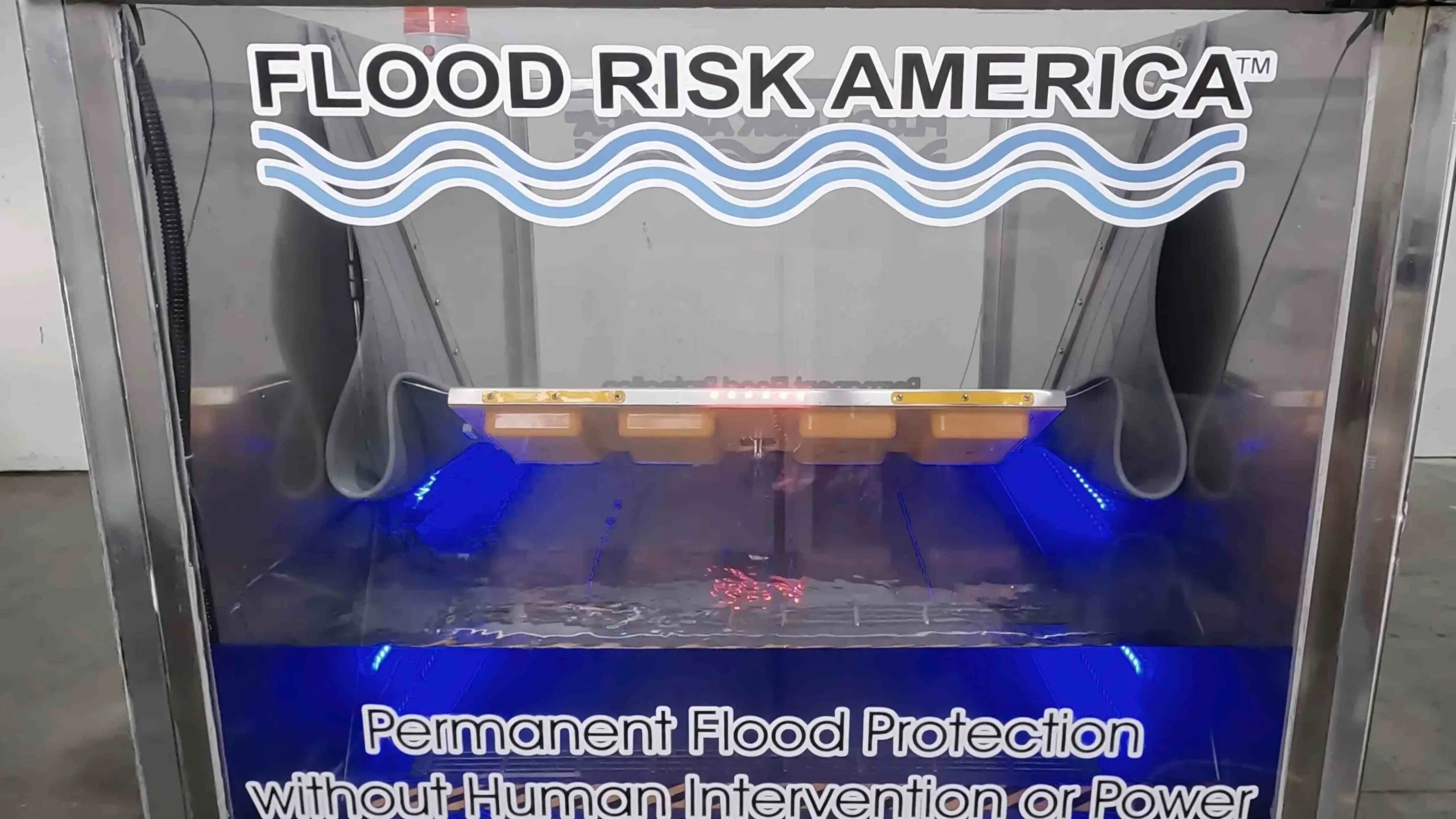 Passive Automatic Flood Barrier details