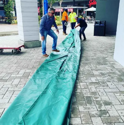 Water-Filled Flood Barriers